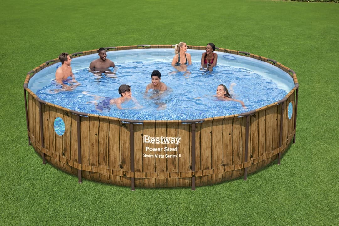 Piscine fuori terra Set piscina da 549x122 cm effetto legno Bestway 3