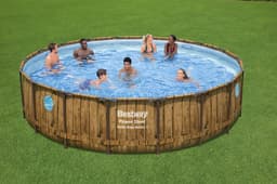 Piscine fuori terra Set piscina da 549x122 cm effetto legno Bestway 3