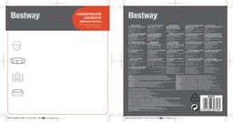 Accessori Piscine e Spa Toppa di riparazione subacquea da 6,5x6,5 cm Bestway 2