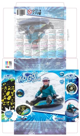 Giochi gonfiabili per bambini Slittino gonfiabile Frost Blitz Tube Bestway 6