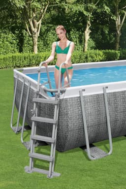 Piscine fuori terra Set piscina da 549x274x122 cm rattan grigio Bestway 8