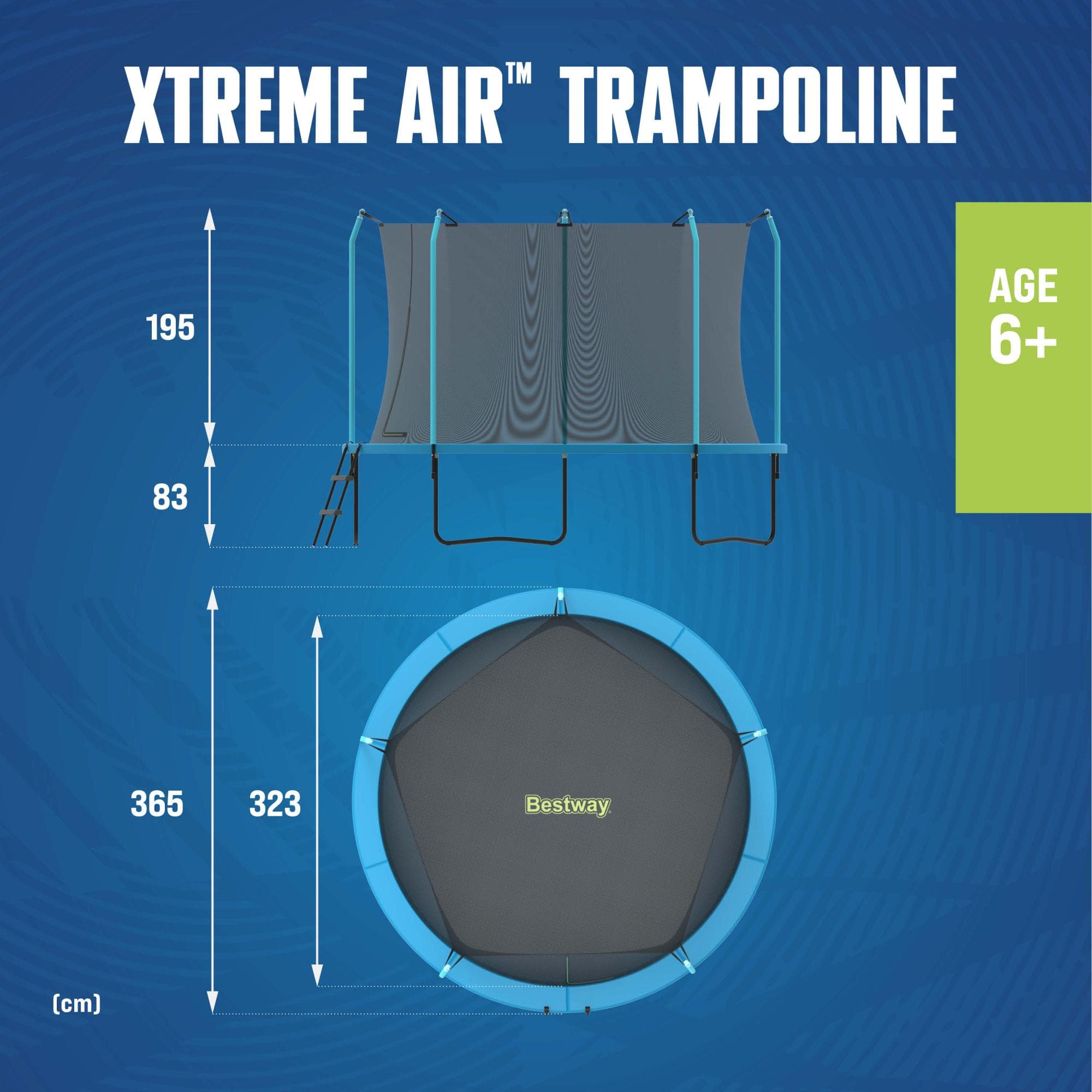 Trampolini Tappeto elastico Xtreme Air da 366 cm Bestway 2