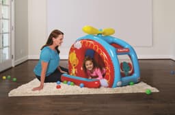 Giochi gonfiabili per bambini Playcenter gonfiabile Elicottero Fisher-Price con palline Bestway 2