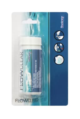 Trattamento chimico dell'acqua Strisce test per misurare cloro e pH Bestway 3