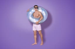 Gonfiabili mare per adulti Ciambella gonfiabile iridescente Bestway 8