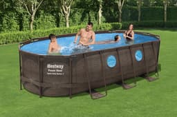 Piscine fuori terra Set piscina da 549x274x122 cm rattan marrone Bestway 3