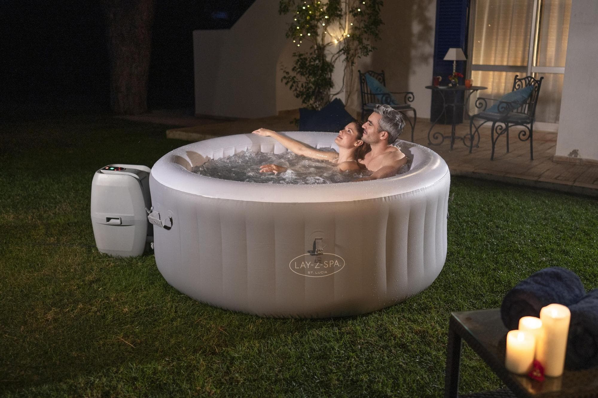 Idromassaggi gonfiabili Lay-Z-Spa Idromassaggio gonfiabile Lay-Z-Spa St. Lucia AirJet 2-3 persone Bestway 4