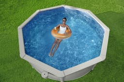 Piscine fuori terra Set piscina Hydrium grigio chiaro da 360x120 cm Bestway 6