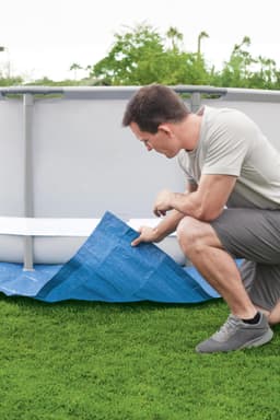 Accessori Piscine e Spa Tappeto sotto piscina da 488x488 cm Bestway 4