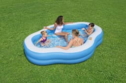 Giochi gonfiabili per bambini Piscina gonfiabile con finestra trasparente da 270x198x51 cm Bestway 2