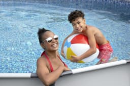 Piscine fuori terra Piscina solo struttura - 427x107 grigia Bestway 6