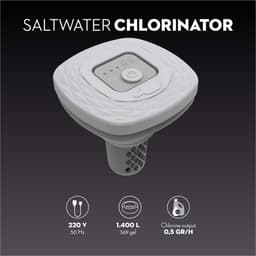 Trattamento chimico dell'acqua Cloratore al sale per idromassaggi gonfiabili Lay-Z-Spa Bestway 9