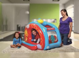 Giochi gonfiabili per bambini Playcenter gonfiabile Elicottero Fisher-Price con palline Bestway 3