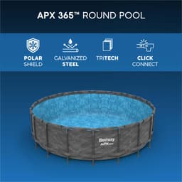 Piscine fuori terra Piscina solo struttura e liner APX 365 da 671x132 cm Bestway 7