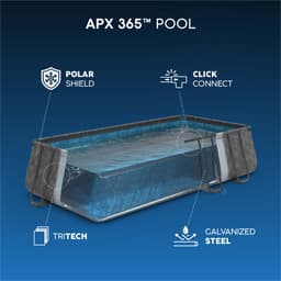 Piscine fuori terra Piscina solo struttura e liner APX 365 da 732x366x132 cm Bestway 9