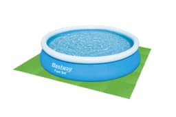 Accessori Piscine e Spa Tappeto sotto piscina componibile da 78x78 cm verde Bestway 3