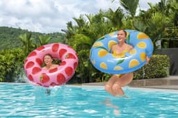 Gonfiabili mare per adulti Ciambella gonfiabile Lampone Bestway 4