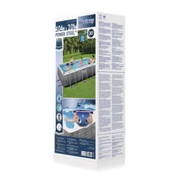 Piscine fuori terra Set piscina da 404x201x100 cm rattan grigio Bestway 7