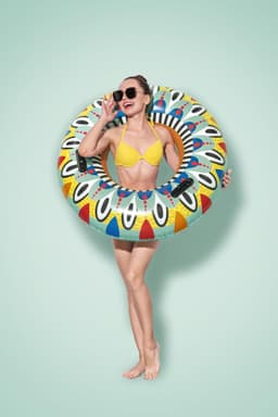 Gonfiabili mare per adulti Ciambella gonfiabile Flirty Fiesta Bestway 4