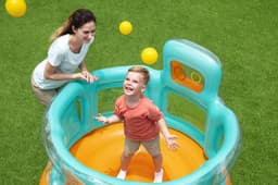 Giochi gonfiabili per bambini Salterello gonfiabile Hops 'N Hoops Bestway 4