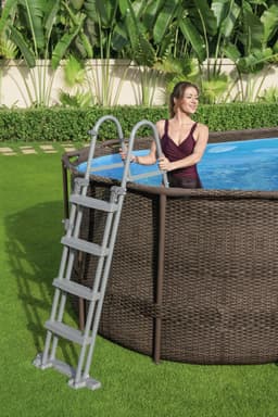 Piscine fuori terra Set piscina da 549x274x122 cm rattan marrone Bestway 7
