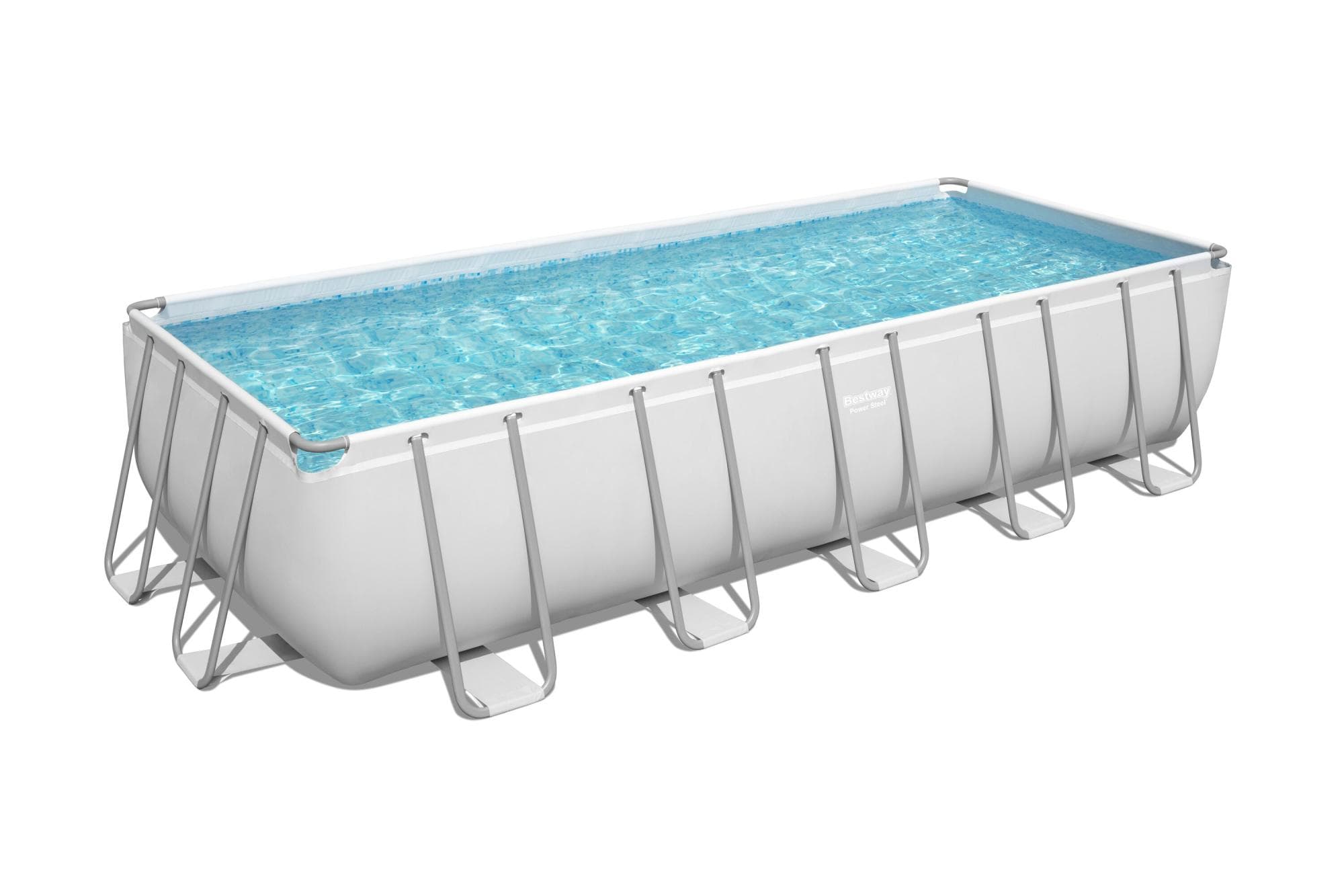 Piscine fuori terra Set piscina da 640x274x132 cm grigio chiaro Bestway 2