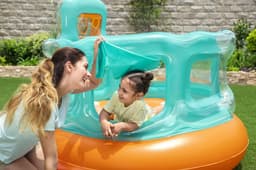 Giochi gonfiabili per bambini Salterello gonfiabile Hops 'N Hoops Bestway 5
