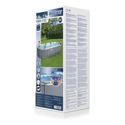 Piscine fuori terra Set piscina grigio da 549x274x122 cm Bestway 9