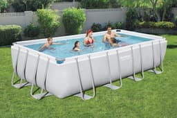 Piscine fuori terra Set piscina da 549x274x122 cm grigio chiaro Bestway 3