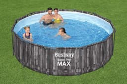 Piscine fuori terra Set piscina da 366x100 cm effetto legno grigio Bestway 3