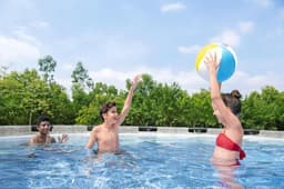 Piscine fuori terra Set piscina da 549x122 cm effetto pietra Bestway 4