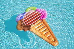 Gonfiabili mare per adulti Materassino gonfiabile Ice Cream Bestway 6