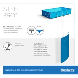 Piscine fuori terra Piscina blu da 259x170x61 cm Bestway 7