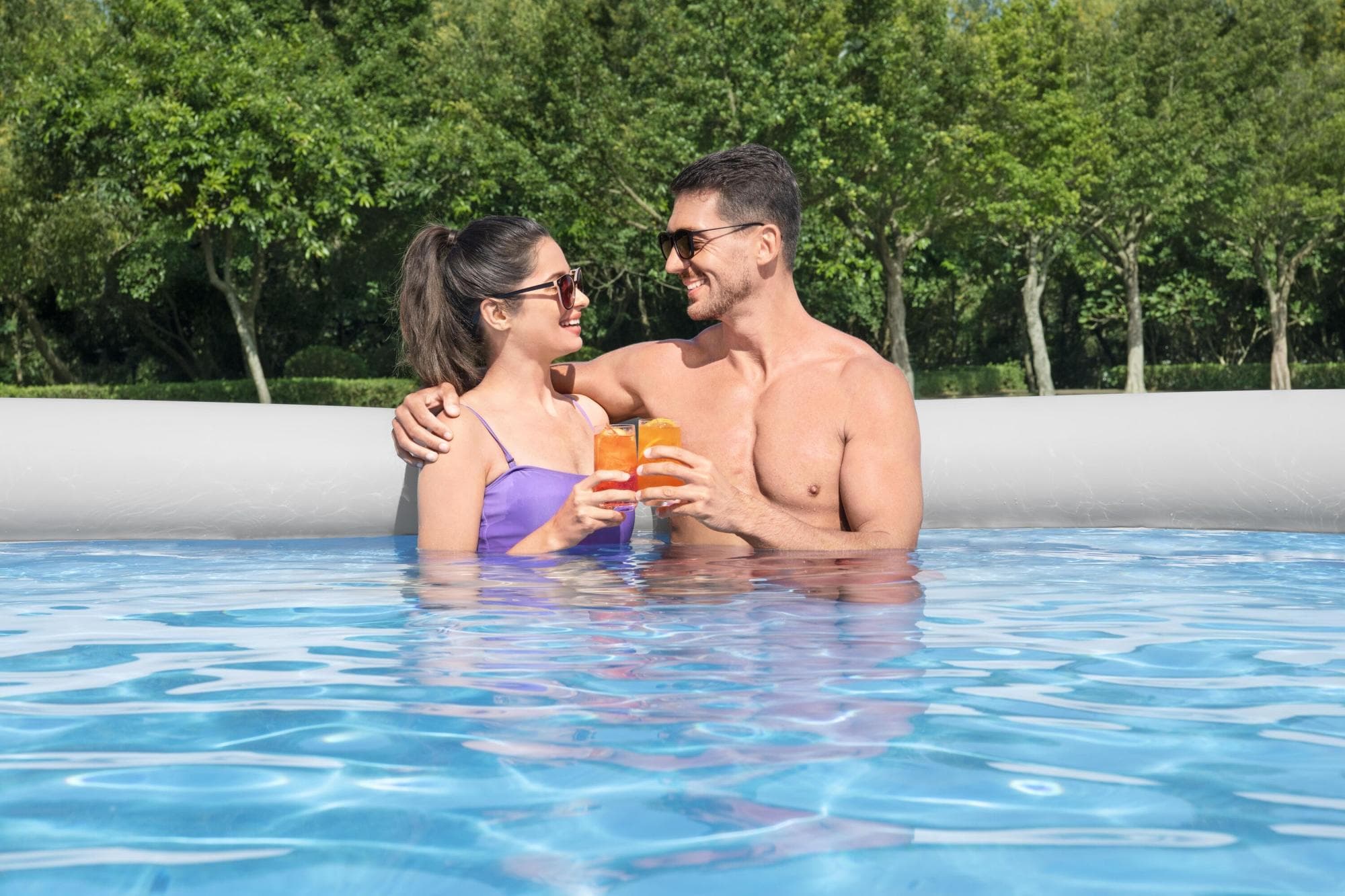 Piscine fuori terra Set piscina gonfiabile Fast Set da 457x107 cm Bestway 5