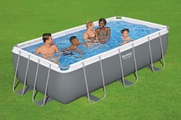 Piscine fuori terra Set piscina fuori terra rettangolare Power Steel da 404x201x100 cm Bestway 3