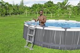 Accessori Piscine e Spa Scaletta di sicurezza per piscina da 107 cm Bestway 2