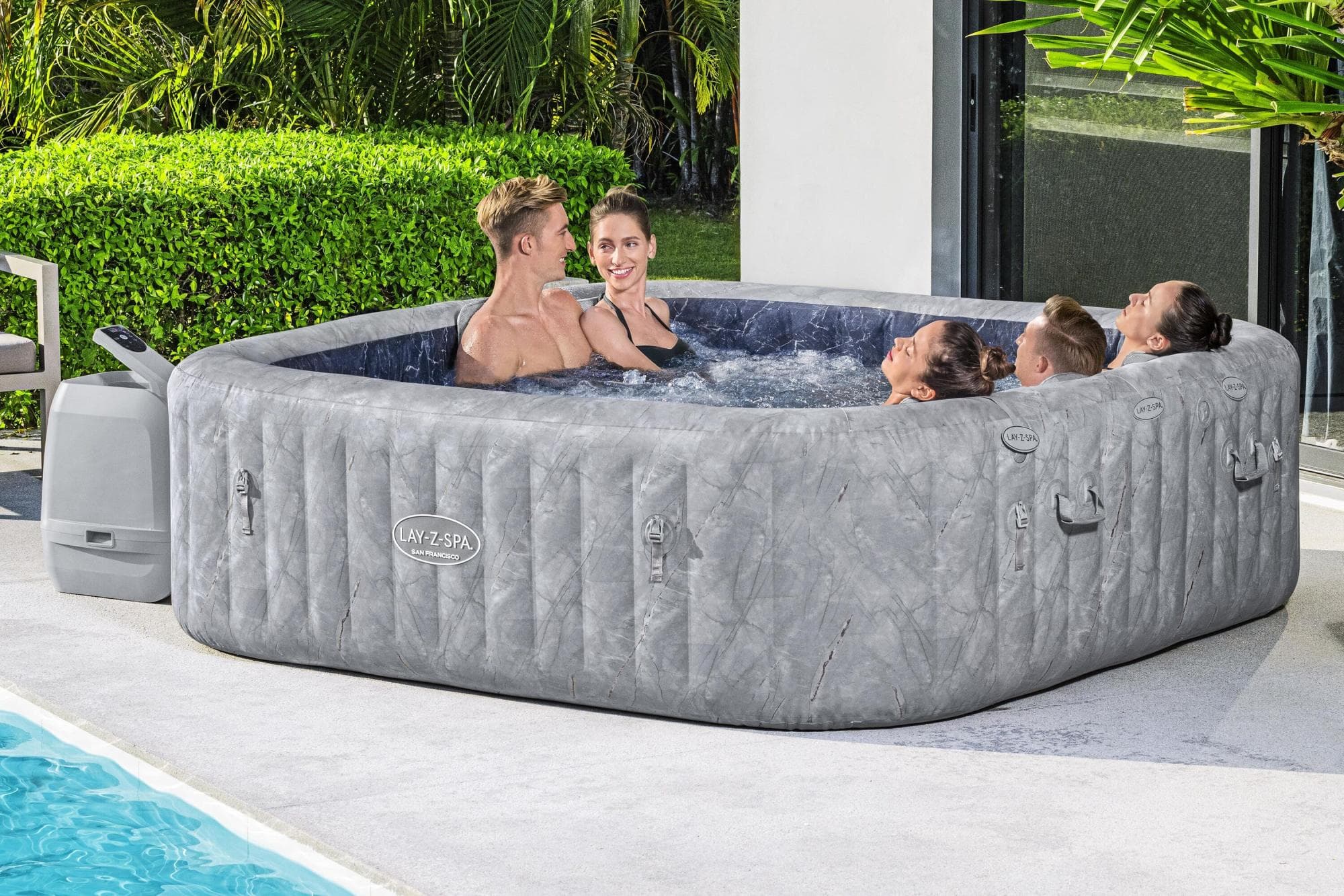 Idromassaggi gonfiabili Lay-Z-Spa Idromassaggio gonfiabile Lay-Z-Spa San Francisco HydroJet 5-7 persone Bestway 2