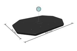 Coperture e Tappetini Copertura ovale per piscina fuori terra da 300x200x84 cm Bestway 1