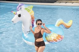 Gonfiabili mare per adulti Cavalcabile da piscina extralarge Unicorno Bestway 6