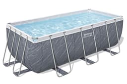 Piscine fuori terra Piscina solo struttura - 412x201x122 cm effetto marmo Bestway 1