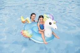 Giochi gonfiabili per bambini Cavalcabile gonfiabile da piscina Fantasy Unicorn Bestway 5