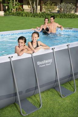 Piscine fuori terra Piscina solo struttura da 549x274x122 cm grigio scuro Bestway 6