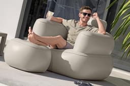 Arredo gonfiabile casa e giardino Poltrona gonfiabile e pouf Comfi Cube Bestway 2