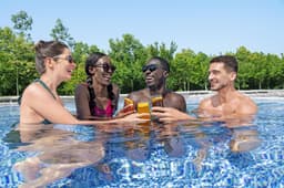 Piscine fuori terra Piscina solo struttura effetto pietra - 488x305x107 cm Bestway 3