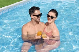 Piscine fuori terra Set piscina da 488x305x107 cm grigio scuro Bestway 5