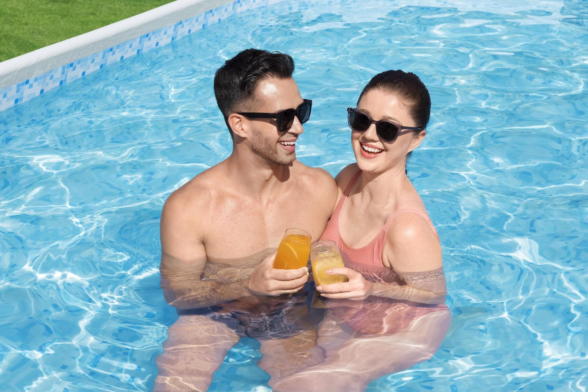 Piscine fuori terra Set piscina da 488x305x107 cm grigio scuro Bestway 5