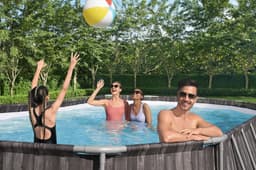 Piscine fuori terra Set piscina fuori terra Steel Pro Max da 610x366x122 cm Bestway 5