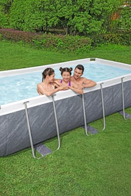 Piscine fuori terra Set piscina da 404x201x100 cm effetto marmo Bestway 7