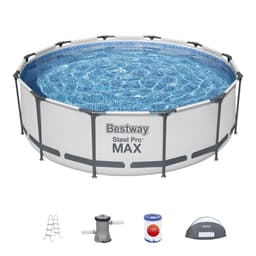 Piscine fuori terra Set piscina da 366x100 cm con tenda parasole Bestway 1