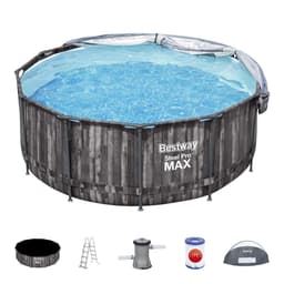 Piscine fuori terra Set piscina da 366x122 cm con tenda parasole Bestway 1